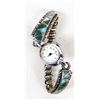 Image 1 : Zuni Inlay Sterling Silver Watch