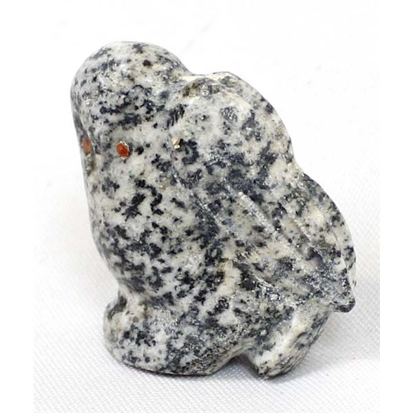 Native American Zuni Argite Owl Fetish
