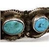 Image 2 : Vintage SSilver Navajo Bisbee Turquoise Watch Band