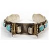 Image 3 : Vintage SSilver Navajo Bisbee Turquoise Watch Band