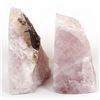 Image 6 : Pair of Deep Pink Quartz Bookends