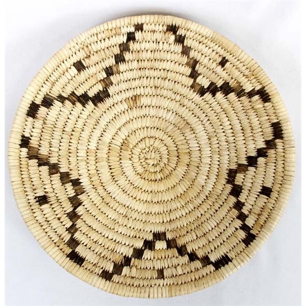 Hopi 5 Pointed Star Design Basket