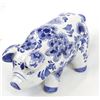 Image 1 : Ceramic Blue & White Pig