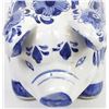 Image 3 : Ceramic Blue & White Pig