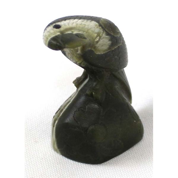 Zuni Serpentine Parrot Fetish by Michael Coble Sr