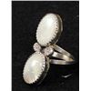 Image 1 : Navajo Sterling Silver Mother-of-Pearl Ring