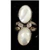 Image 2 : Navajo Sterling Silver Mother-of-Pearl Ring