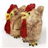 Image 1 : Pair of Hand Crafted Chicken Salt & Pepper Shakers