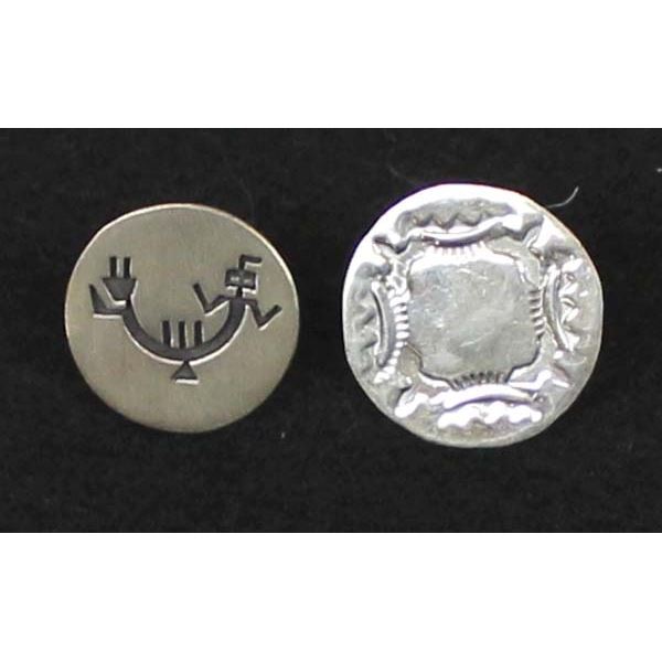 2 Navajo Sterling Silver Golf Ball Markers