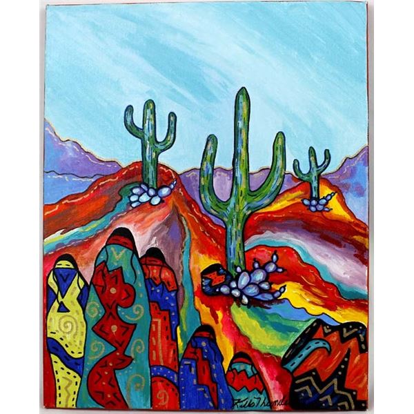 Original Acrylic Painting by K Kills Thunder