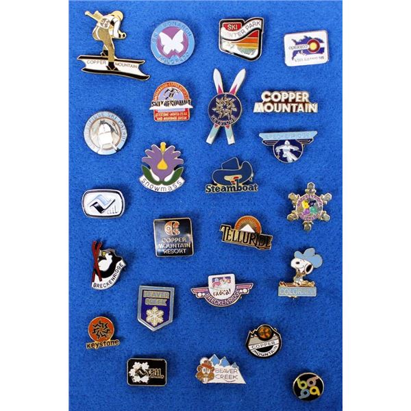 24 Colorado Ski Pins