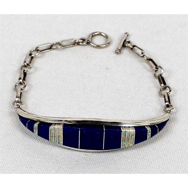 Zuni Sugilite & Opal Bracelet by C S Lonjose