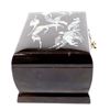 Image 15 : Abalone Shell Inlay Jewelry Box With Key