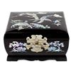 Image 1 : Abalone Shell Inlay Jewelry Box With Key
