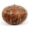 Image 4 : 2 Carved and Hand Painted Gourds