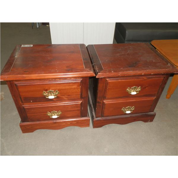 2 Bedside End Tables