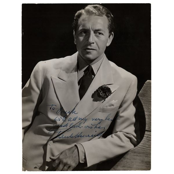 Paul Henreid Signed Photograph