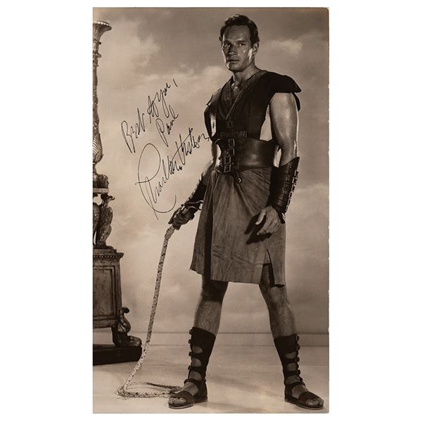 Charlton Heston Signed Photograph