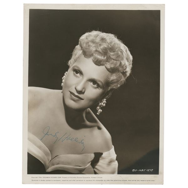 Judy Holliday Signed Photograph