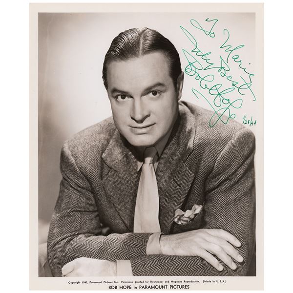 Bob Hope Signed Photograph