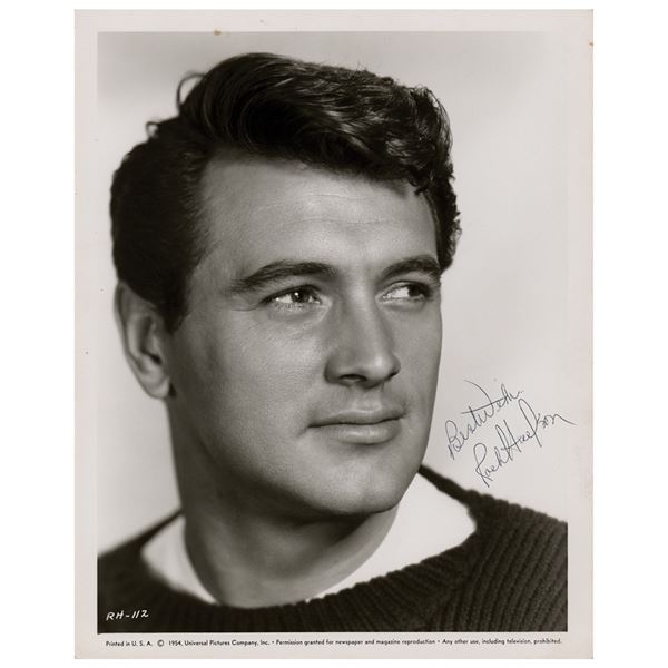 Rock Hudson Signed Photograph