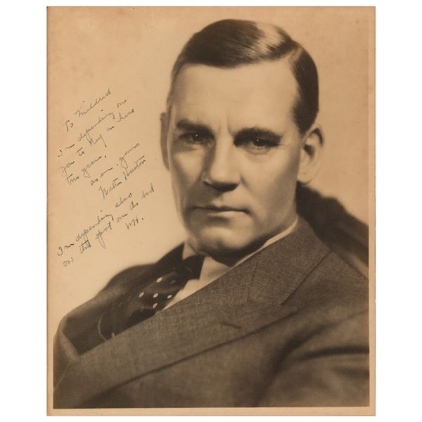 Walter Huston Signed Photograph