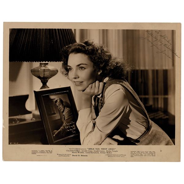 Jennifer Jones Signed Photograph