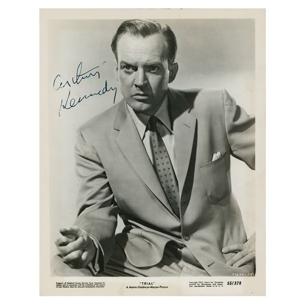 Arthur Kennedy Signed Photograph