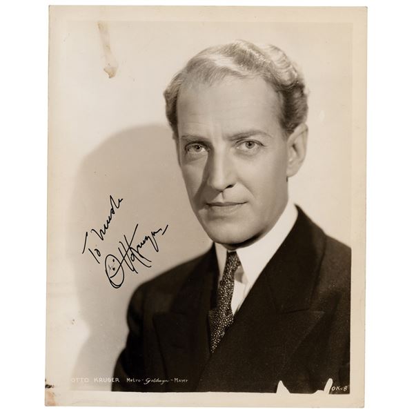 Otto Kruger Signed Photograph
