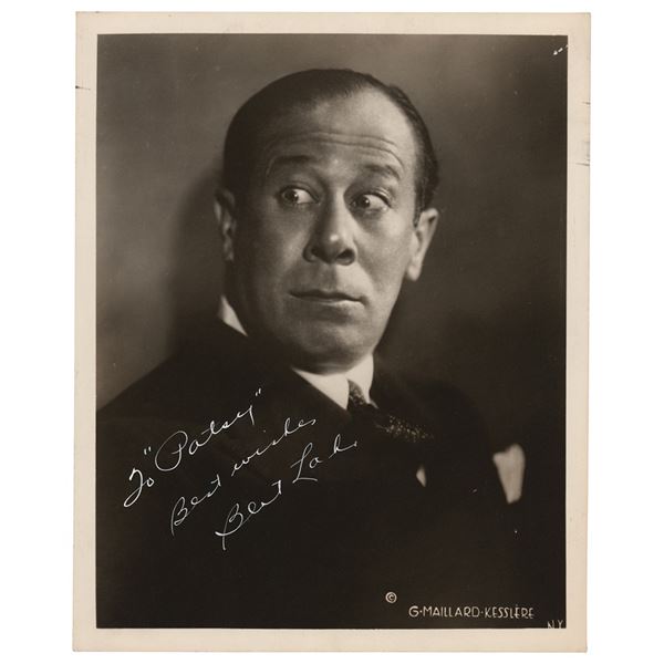 Bert Lahr Signed Photograph