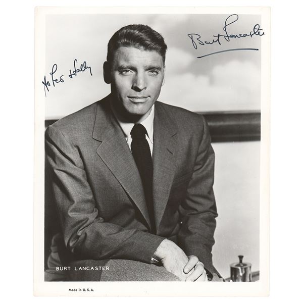 Burt Lancaster Signed Photograph