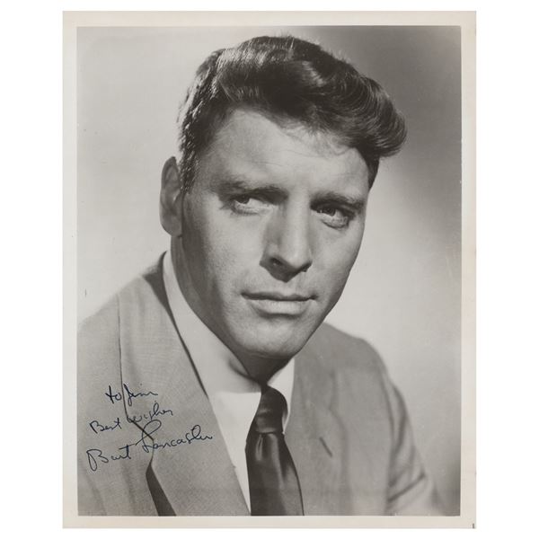 Burt Lancaster Signed Photograph