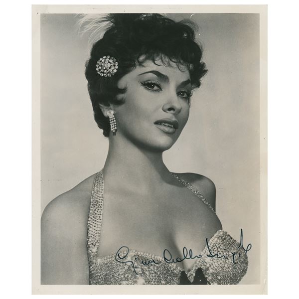 Gina Lollobrigida Signed Photograph