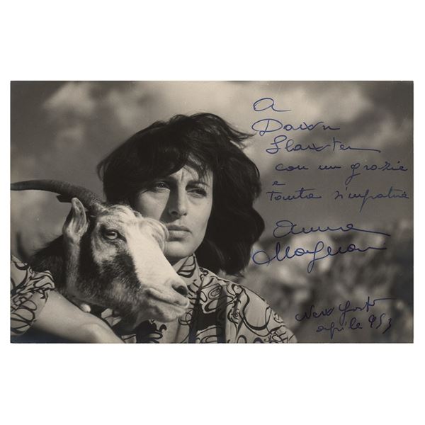 Anna Magnani Signed Photograph