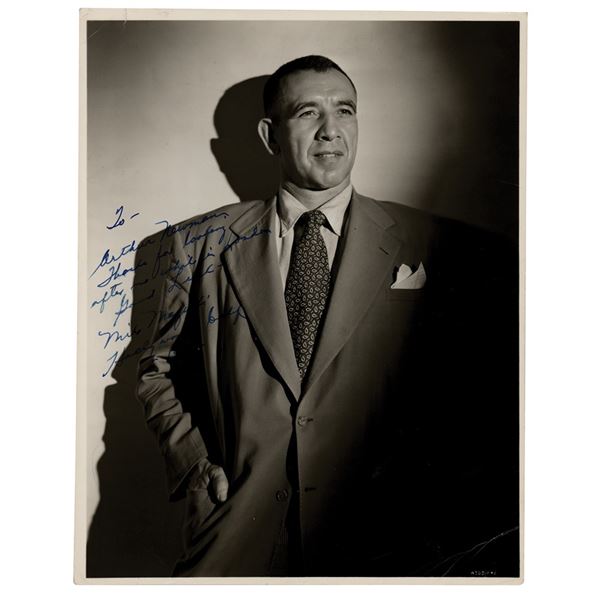 Mike Mazurki Signed Photograph