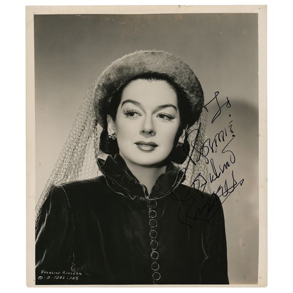 Rosalind Russell Signed Photograph