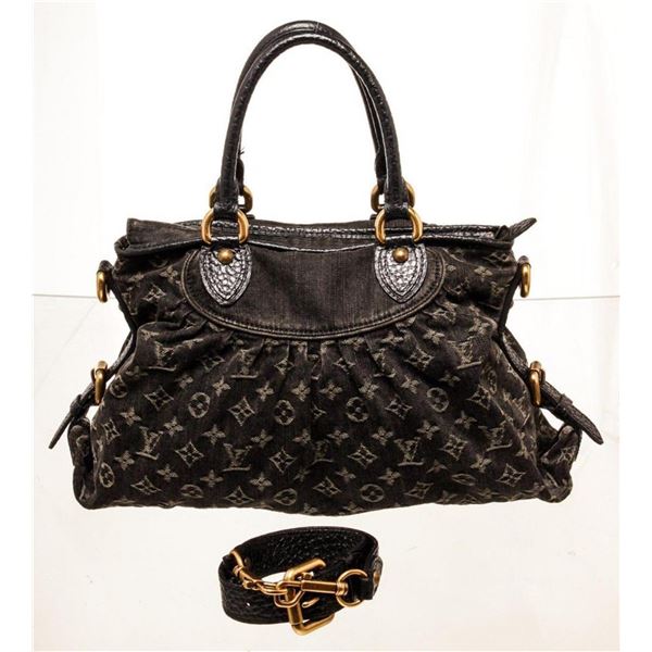 Louis Vuitton Black Monogram Canvas Neo Cabby MM Shoulder Bag