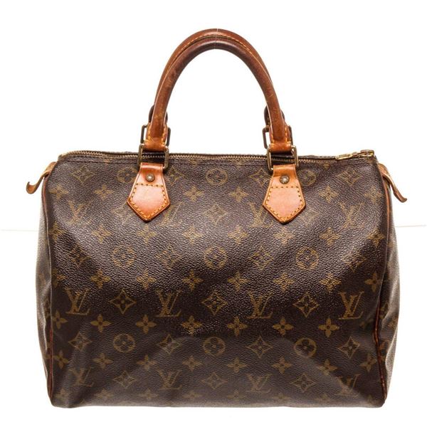 Louis Vuitton Brown Speedy 30cm Satchel Bag