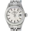 Image 8 : Rolex Ladies Stainless Steel Silver Index 26MM Datejust Oyster Perpetual Wristwa