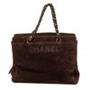 Image 1 : Chanel Brown Leather Shoulder Bag