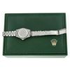 Image 9 : Rolex Ladies Stainless Steel Green Diamond & Emerald 26MM Datejust Wristwatch Wi