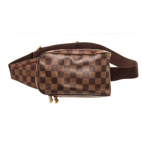 Louis Vuitton Waist Geronimos Brown Damier Canvas Cross Body Bag