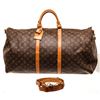 Image 1 : Louis Vuitton Brown Monogram Keepall 60cm Travel Bag