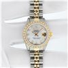 Image 3 : Rolex Ladies 2 Tone MOP Diamond Oyster Perpetual Datejust Wristwatch With Rolex