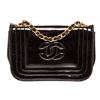 Image 1 : Chanel Black Caviar Leather CC Samll Full Flap Shoulder Bag