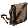 Image 2 : Gucci Beige Canvas Leather Snap Flap Messenger Bag