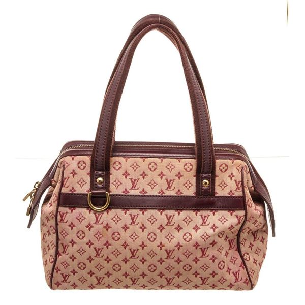Louis Vuitton Red Leather Josephine PM Shoulder Bag