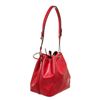 Image 3 : Louis Vuitton Red Epi Leather Noe PM Bucket Bag