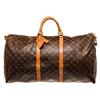 Image 1 : Louis Vuitton Brown Keepall 60cm Travel Bag