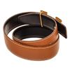 Image 3 : Hermes Brown Leather H 60 Belt